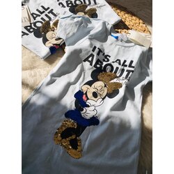 Zara Mickey Kısa Kollu Tunik Elbise