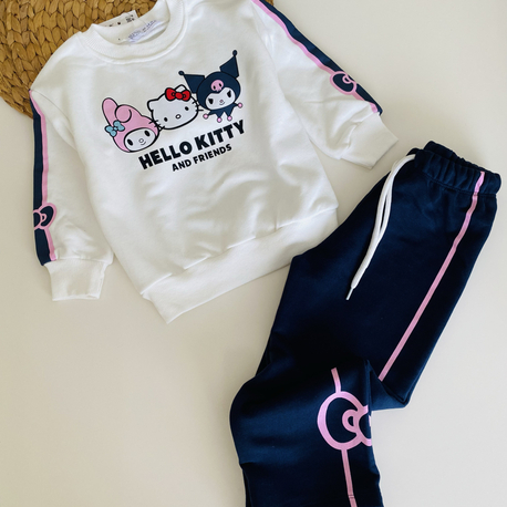 Kız çocuk karakter takım Kuromi/ Hello kitty