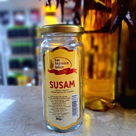 Susam Cam Şişe