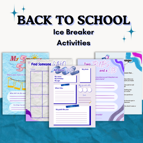 BACK TO SCHOOL ACTIVITIES