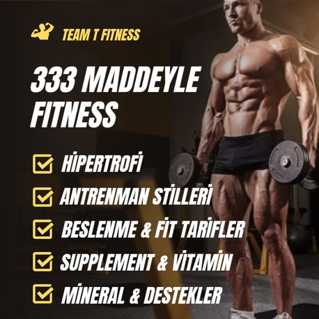 333 Maddeyle Fitness - Sporcu Rehberi