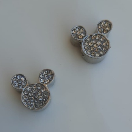 Mickey charm, Silver