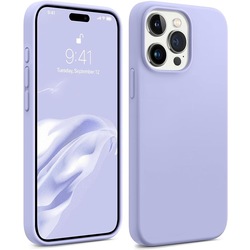 iPhone 15 Pro Max Uyumlu Lansman Kılıf, Kadife İç Doku, Soft Yumuşak Liquid Silikon