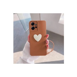 Redmi Note 12 Uyumlu Kalpli Love Silikon Kılıf