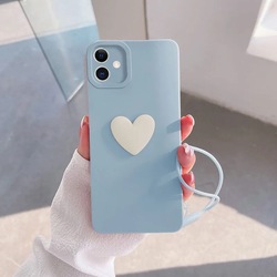 Apple Iphone 11 Uyumlu Kalpli Love Silikon Kılıf