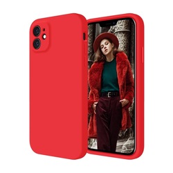 Apple Iphone 11 Kamera Lens Korumalı Renkli Çerçeveli Şeffaf Silikon Kılıf