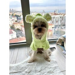 YEŞİL KULAKLI HOODİE