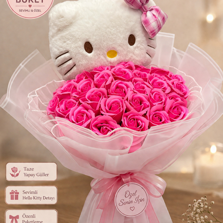 Hello kittyli buket