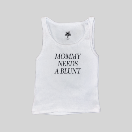 Mommy Needs A Blunt Fitilli Askılı Üst Atlet