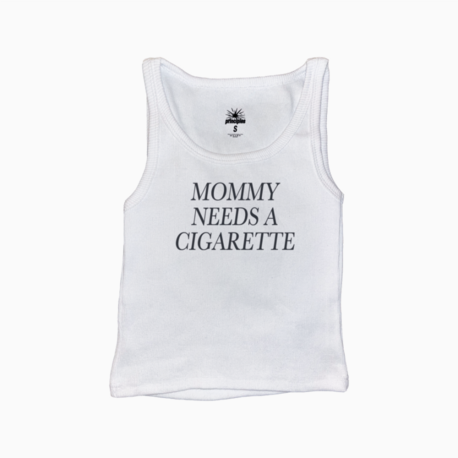 Mommy Needs A Cigarette Fitilli Askılı Üst Atlet