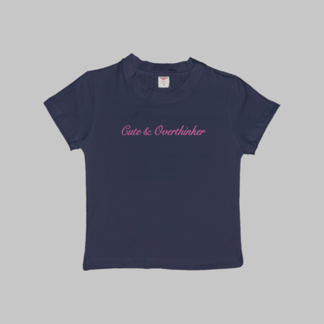 Cute & Overthinker Baby Tee