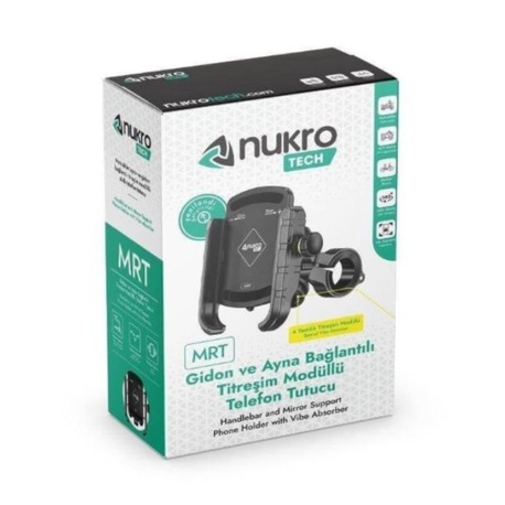 NUKRO TECH MRT4 YASTIKLI TİTREŞİM MODÜLLÜ TELEFON TUTUCU 