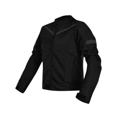 Nukrowear City Siyah Yazlık Fileli Kadın Motosiklet Ceketi (XS, S, M, L, XL, 2XL)