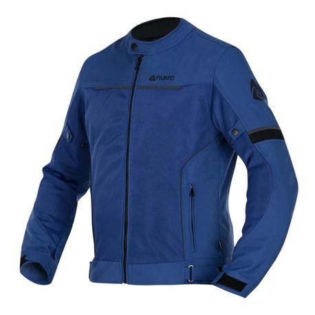 Nukrowear Sprint Mavi Yazlık Fileli Erkek Motosiklet Montu (S, M, L, XL, 2XL, 3XL, 4XL, 5XL, 6XL)