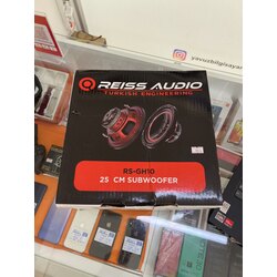 Reiss rs-gh10 25 cm subwoofer 400 watt çift bobin sıfır garantili