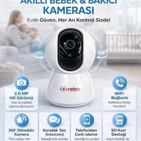 Retro Bebek Kamerası Retro RT-C6C