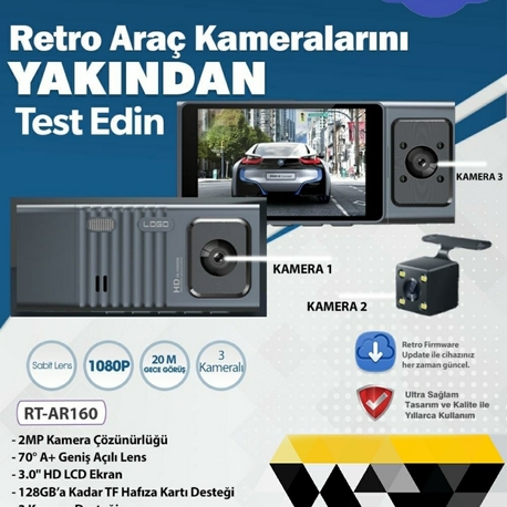 Retro RT-AR160 Araç Kamerası