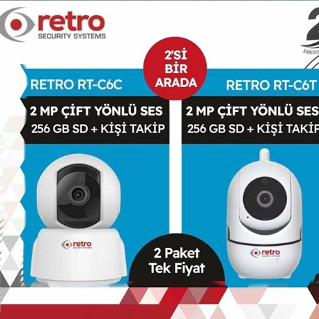 Retro Bebek Kamerası Retro RT-C6C + RT-C6T 