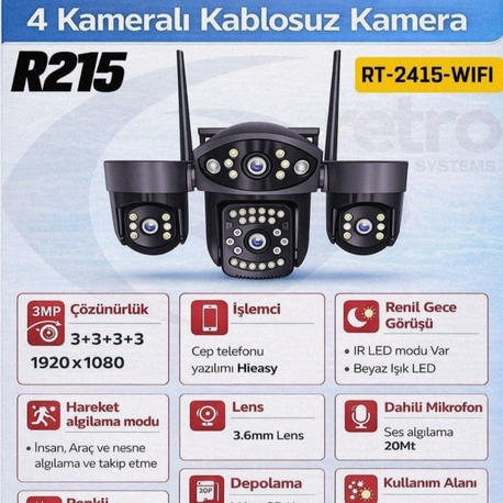 Retro RT-2415-Wifi Kamera