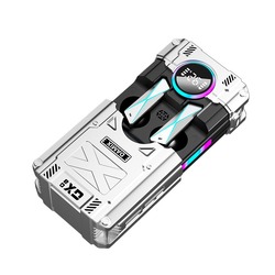 Neon Strike Bluetooth Oyuncu Kulaklığı Gümüş