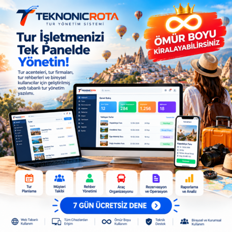 TeknonicRota — Ömür Boyu Kiralama Lisansı