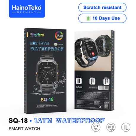 HAİNOTEKO SQ18 AKILLI SAAT 10 GÜN ŞARJ SÜRELİ 