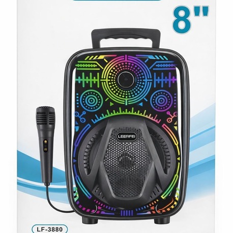LEERFEİ 8 İNÇ BLUETOOTH HOPORLÖR MİKROFONLU 