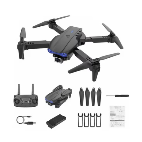 C5 Pro 4K HD Çift Kamera Drone, Katlanabilir, WiFi Bağlantılı, Akıllı Telefon Kontrollü
