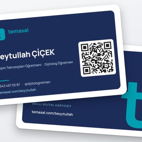 NFC Kartvizit — Lacivert