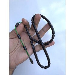 7;5/13 MM UZUN KAPSüL KARA HAMUR SIKMA TESBIH