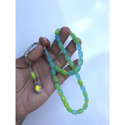 8-13MM GÜNLÜK BOY YERLİ ARİZONA TESBIH BURGU MODEL GÜMÜŞ KAPLAMA PÜSKÜL İLE