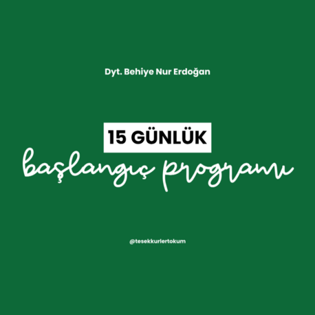 15 Günlük Başlangıç Programı