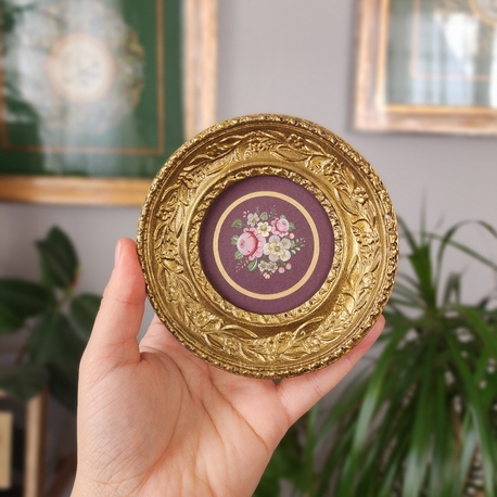 mürdüm rokoko gül buketi 