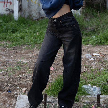Urban Baggy | Washed Black Jean