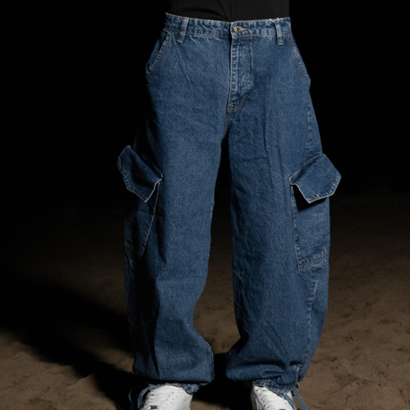 Urban Cargo | Denim Baggy Jean