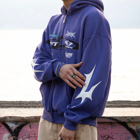 LFT Full Zip | Purp Oversize Jacket