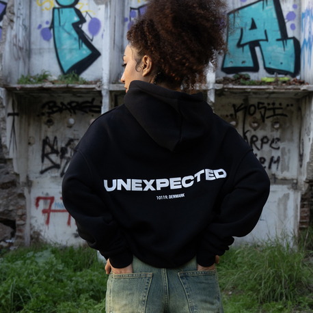 Unexpected | Black Oversize Hoodie