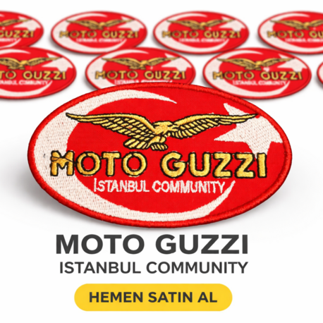 Moto Guzzi İstanbul Community Arma – Özel Koleksiyon Nakış Patch