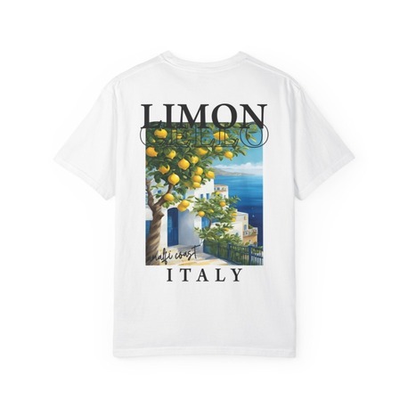"Amalfi" White T-Shirt