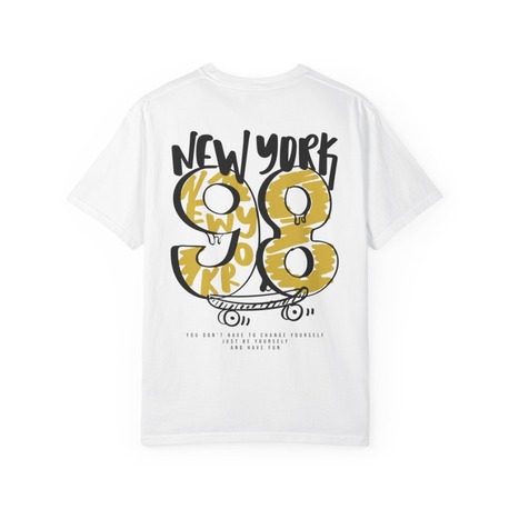 "New York" White T-Shirt