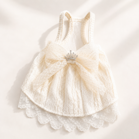 Luxury Princess Beyaz Elbise | The Dog Store