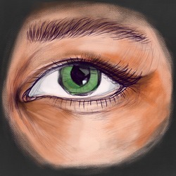 Yeşil Gözlü kız /  Green eye Girl 