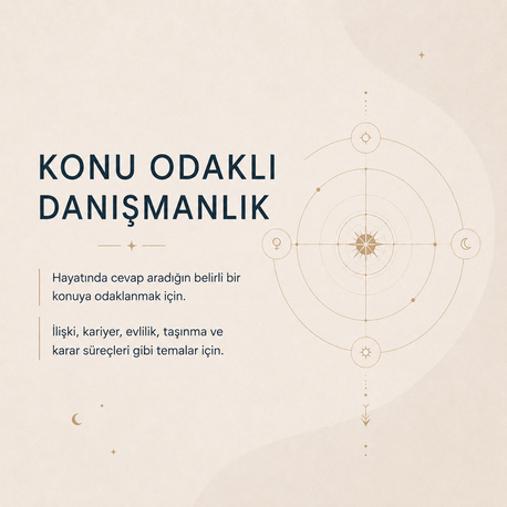Konu Odaklı Astroloji Danışmanlığı
