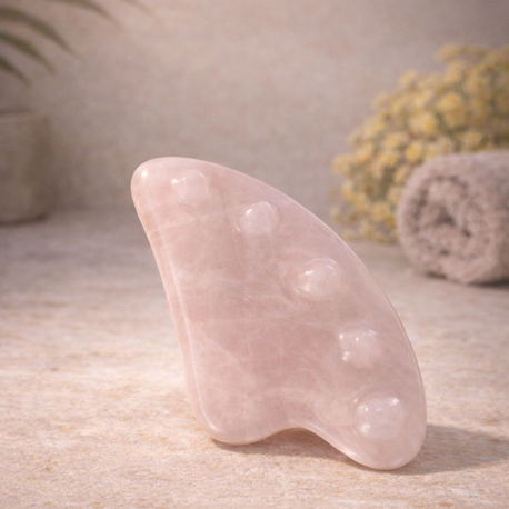 Rose Quartz Gua Sha Taşı