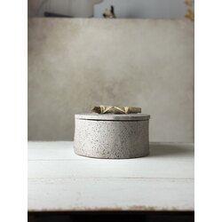 Stone candle large