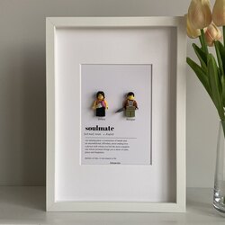 21x30 Tek Figürlü Kişiselleştirilebilir Çerçeve