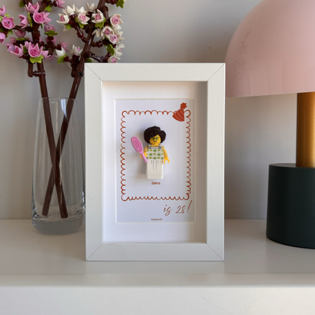 10x15 Tek Figürlü Kişiselleştirilebilir Çerçeve 