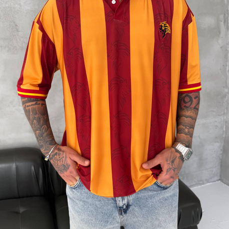 OVERSİZE POLO YAKA T-SHİRT