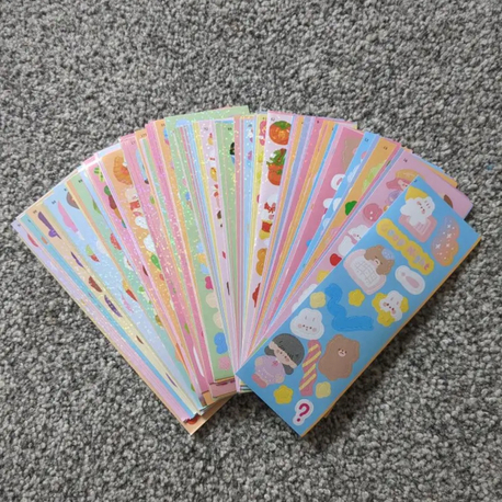 Sticker Set 20 adet Parıltılı