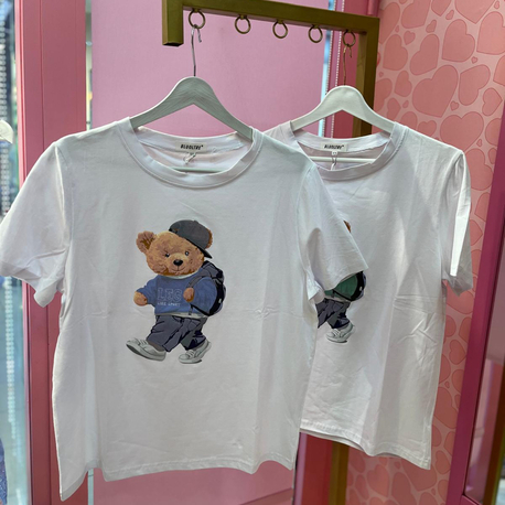 Teddy baskılı tshirt